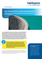 Solution: EagleBurgmann entwickelt maßgefertigte Gewebekompensatoren für Zementwerke 